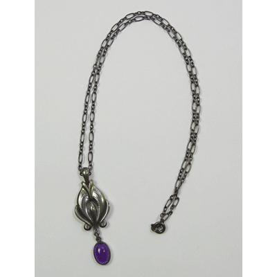 ◇ジョージジェンセン◇ 2012 年 イヤー アメジスト ネックレス ヘリテージ Georg Jensen（ジョージ ジェンセン） イヤーペンダント2012