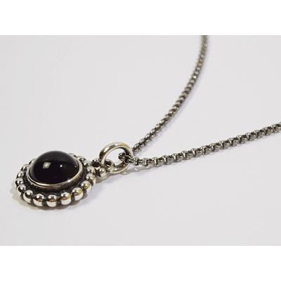 Georg Jensen ジョージジェンセン ペンダント 9A ブラックオニキス 