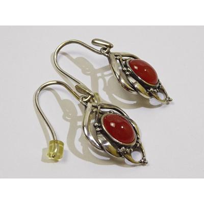 Georg Jensen ジョージジェンセン イヤーピアス 2016(カーネリアン 