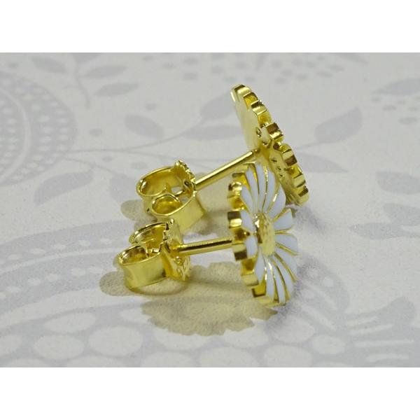 Georg Jensen（ジョージ ジェンセン） ピアス デイジー ホワイト