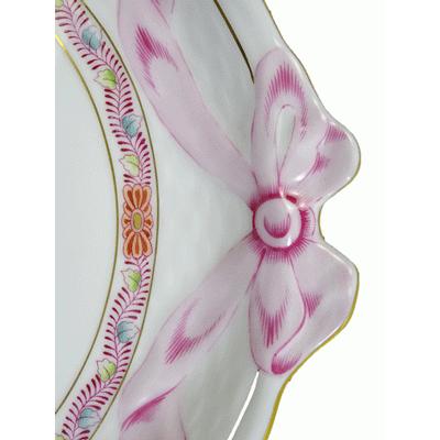 ヘレンド（HEREND） アポニーフラワー パーティー(モカ)トレイ40.5cm