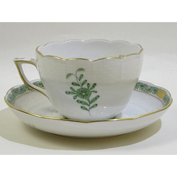 ヘレンド アポニーグリーン 兼用カップソーサー(730) : heravcs730  
