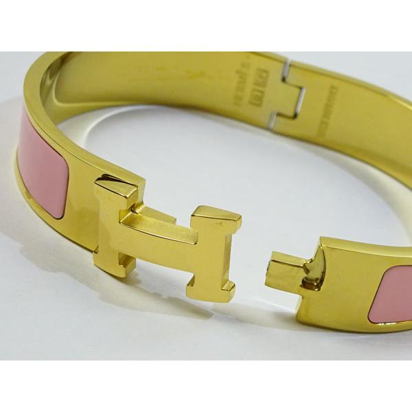 HERMES（エルメス） バングル ブレスレット クリックH ピンク PMサイズ