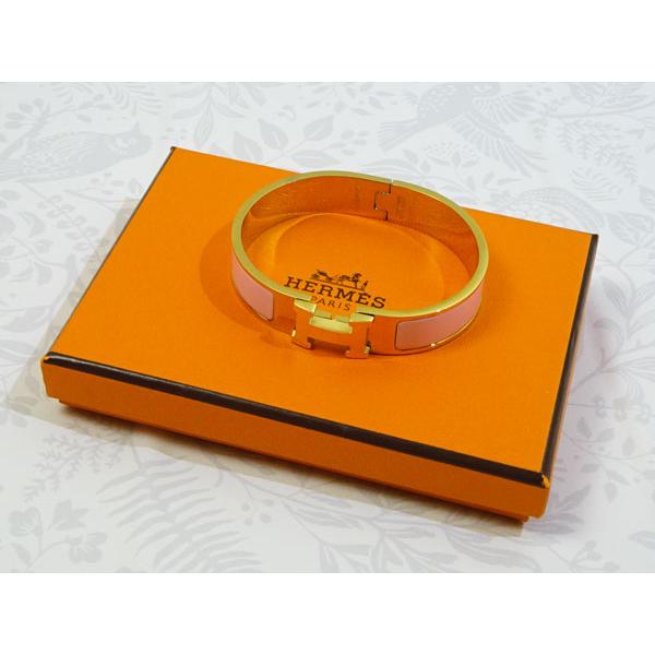 HERMES（エルメス） バングル ブレスレット クリックH ピンク PMサイズ