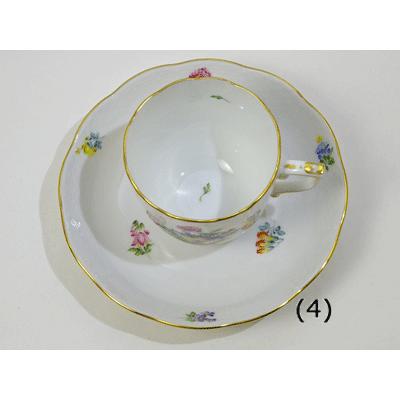 ヘレンド（HEREND） サックスブーケ コーヒーカップソーサー 707(BS4 