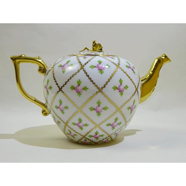 ヘレンド セーブル風小薔薇金彩 デザートプレート Herend ヘレ ンド