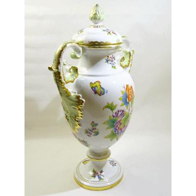 ヘレンド ヴィクトリアブーケ フラワーベース(壷) 49cm : ピナコテカ