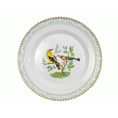 kpmベルリン 朝顔 金彩ドット 飾り皿 【公式通販】