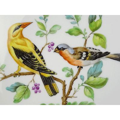 kpmベルリン 朝顔 金彩ドット 飾り皿 【公式通販】