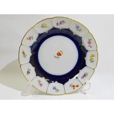 マイセン (アウトレット)マイセン Bフォーム 宮廷小花トリオ(コバルト