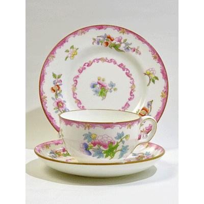 MINTON ミントン シノワズリフラワー トリオ（ティーカップソーサー 