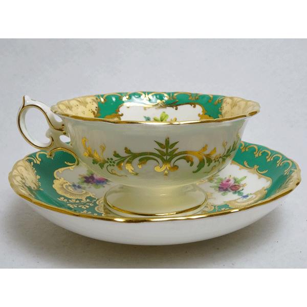 MINTON（ミントン） トーマスグッドティーカップソーサー （グリーン