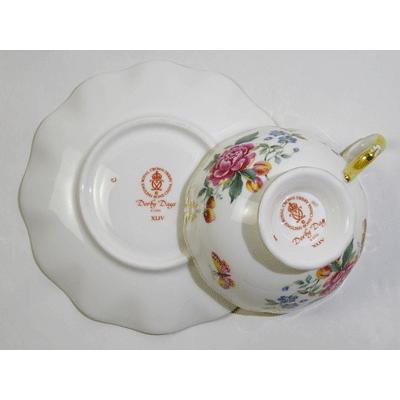 ロイヤルクラウンダービー ダービーデイズ (花と蝶) ティー ロイヤルクラウンダービー ダービーデイズ (花と蝶) ティー