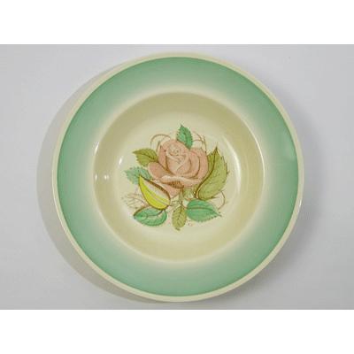 スージークーパー＊ドレスデン＊調味料3点セット＊グリーン スージークーパー＊ドレスデン＊調味料3点セット＊グリーン 貫入有り