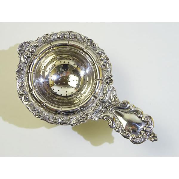 シルバーティーストレーナースタンド付き 茶こし15cm(No.155