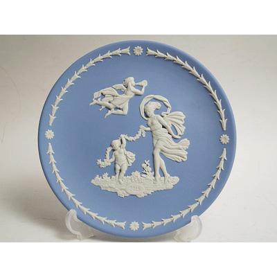 WEDGWOOD（ウェッジウッド） ジャスパー ペールブルー イヤープレート
