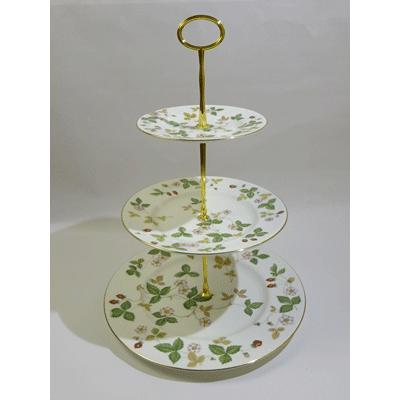 WEDGWOOD ウェッジウッド ワイルドストロベリー3段ケーキ WEDGWOOD ウェッジウッド ワイルドストロベリー3段ケーキ