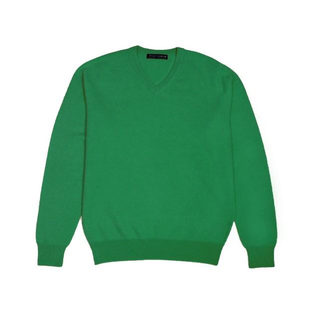 Vネックカシミヤメンズセーター グリーン Td 01 61 Pinctada 通販 Yahoo ショッピング