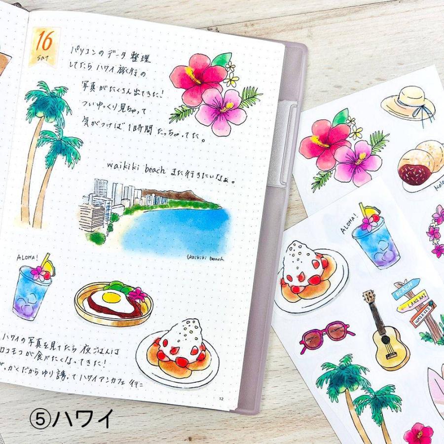 シール トラベルデコ コラージュ素材 コラージュシール マスキング