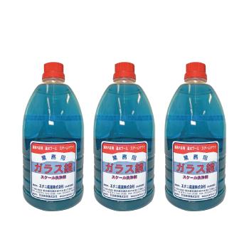 ガラス鏡スケール洗浄剤    ウロコ状に付いたスケール・ 水垢取り洗剤   送料無料   1L×3本 メーカー直送時間指定不可  蔵王産業    旧エタニ産業  業務用洗剤 | 