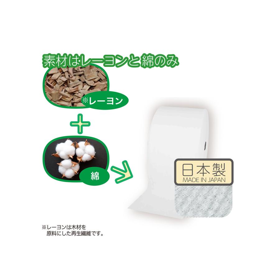 ナチュラル・ダスターW-3000ND 3ロール入り 送料無料 セイワ 業務用洗剤 プラスチックを一切使用してない植物由来のダスター SDGｓ 環境に優しい エコマーク |  | 01