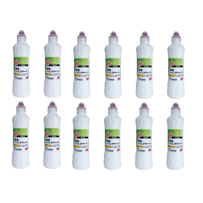 酸性トイレクリーナー        スコッチ・ブライト        酸の効果で便器のがんこな汚れを化学分解して落とす    500ml×12本        3M    　業務用洗剤 | 