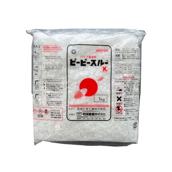 ピーピースルーK お得な袋タイプ(1kg×16袋入) 送料無料 　排水溝・配管・パイプ詰まり・排水管用洗剤   和協産業 業務用洗剤 |  | 01