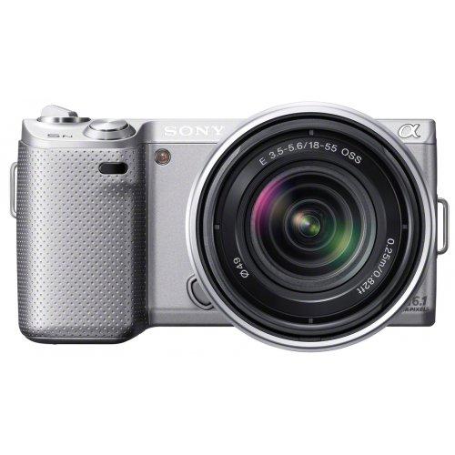 SONY ミラーレス一眼カメラ α NEX-5N ズームレンズキット シルバー NEX 