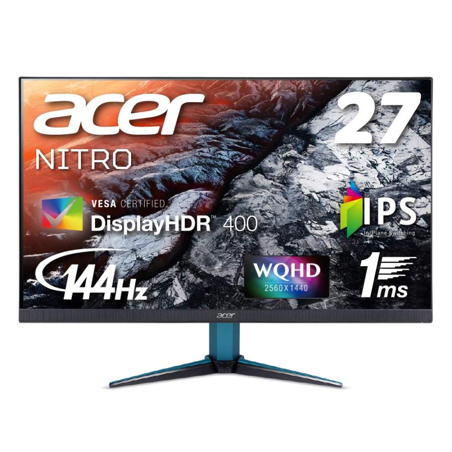 Acer ゲーミングモニター Nitro 27インチ WQHD VG271UPbmiipx IPS 1ms 