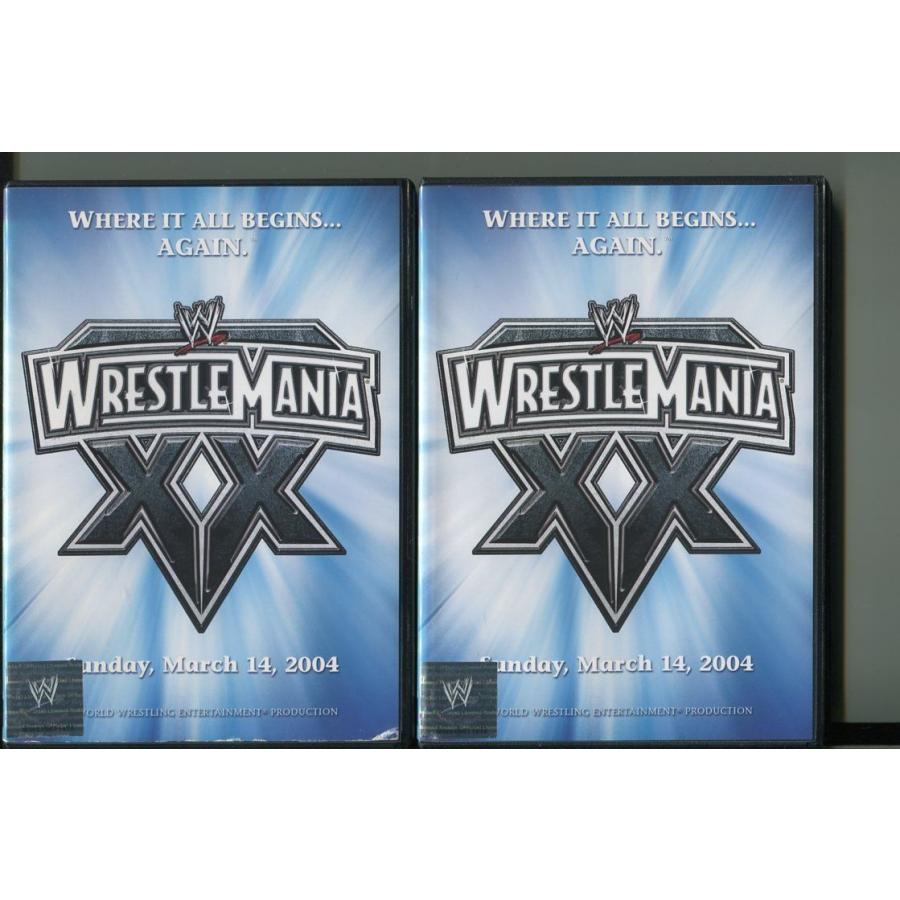 WRESTLE MANIA XX レッスルマニア 20/2本セット(3枚組) 中古 WRESTLE MANIA XX レッスルマニア 20/2本セット(3枚組) 中古