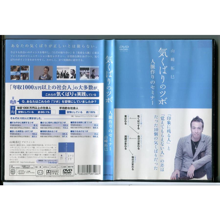 気くばりのツボ 人脈作りのセミナー/DVD 中古 レンタル落ち/山崎拓巳/c6182 | ブランド登録なし