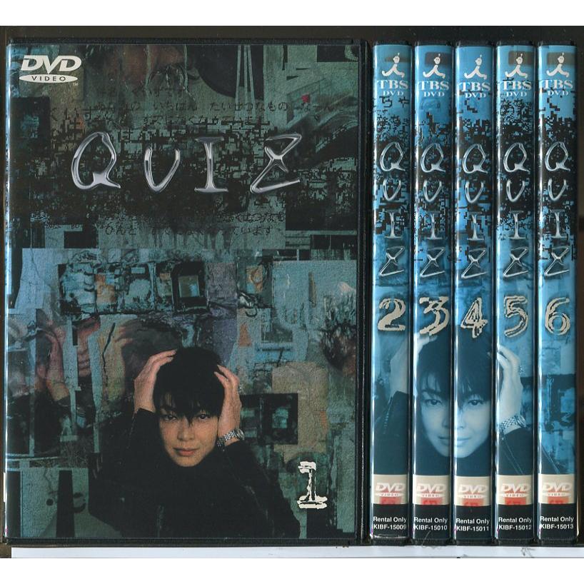 QUIZ 全6巻セット/DVD 中古 レンタル落ち/財前直見/内藤剛志/c6580