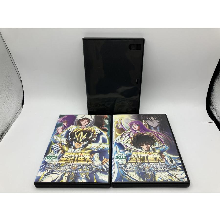 聖闘士星矢 冥王ハーデス エリシオン編 全3巻/DVD 中古 レンタル落ち ※ジャケットカバー欠品巻有/c7058 | ブランド登録なし