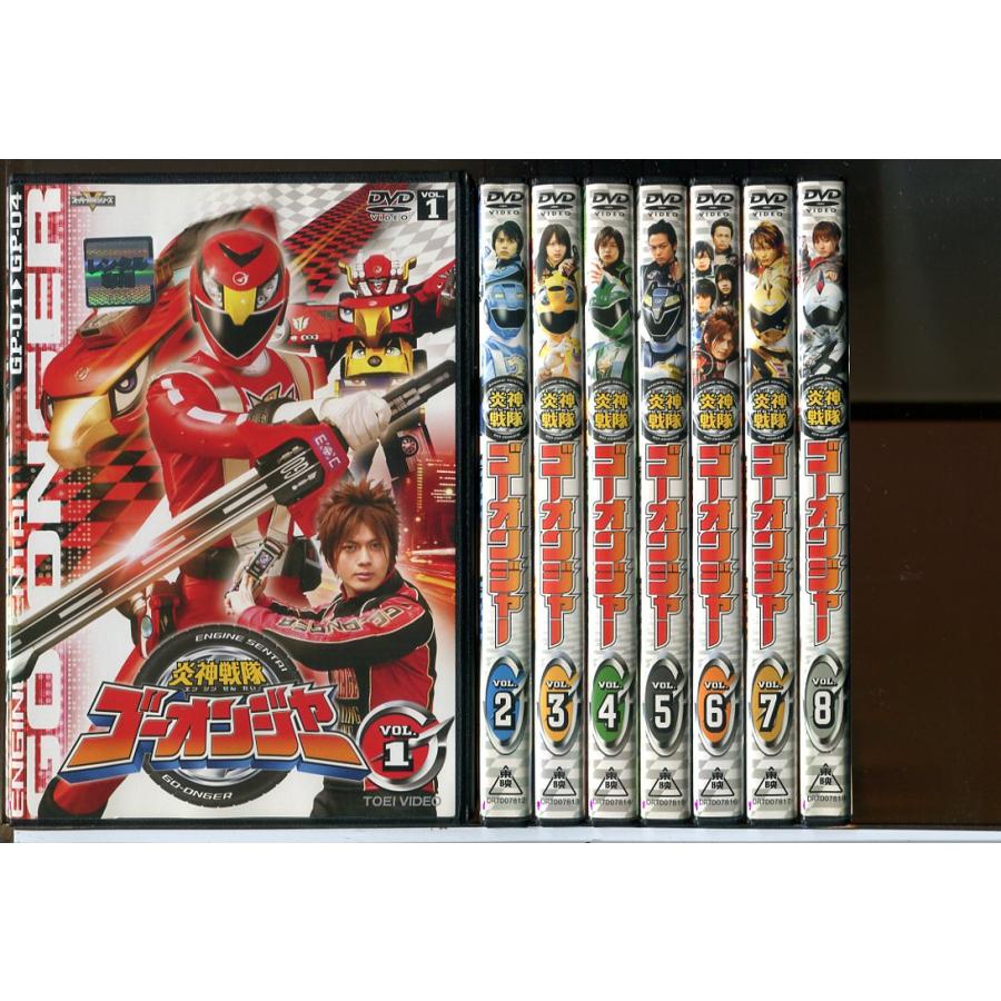 炎神戦隊ゴーオンジャー 全12巻+他2巻 計14巻セット/DVD 中古 レンタル落ち/古原靖久/片岡信和/c8450 | ブランド登録なし | 01