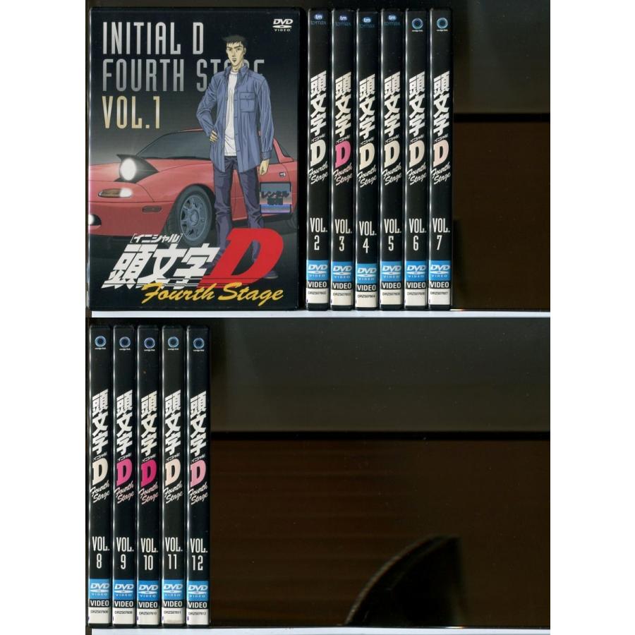 頭文字D (イニシャルD) FOURTH STAGE 全12巻セット/DVD 中古 レンタル落ち/d0059 | ブランド登録なし