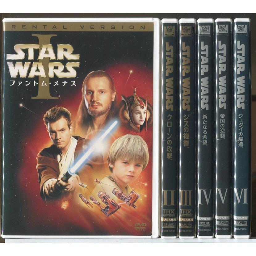STAR WARS スター・ウォーズ (エピソード1〜6) 6巻セット/DVD 中古 レンタル落ち/d0146 | ブランド登録なし