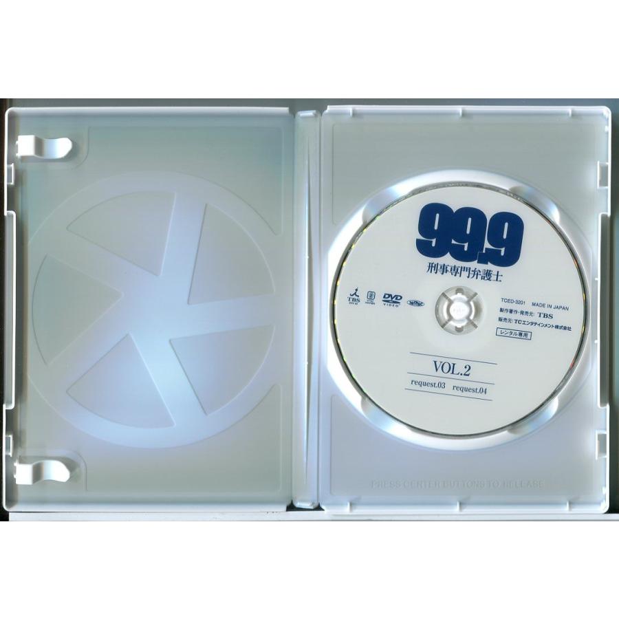 99.9 刑事専門弁護士 4巻セット(全5巻中VOL.1欠品)/DVD 中古 レンタル落ち/松本潤/香川照之/榮倉奈々/d0177 | ブランド登録なし | 01