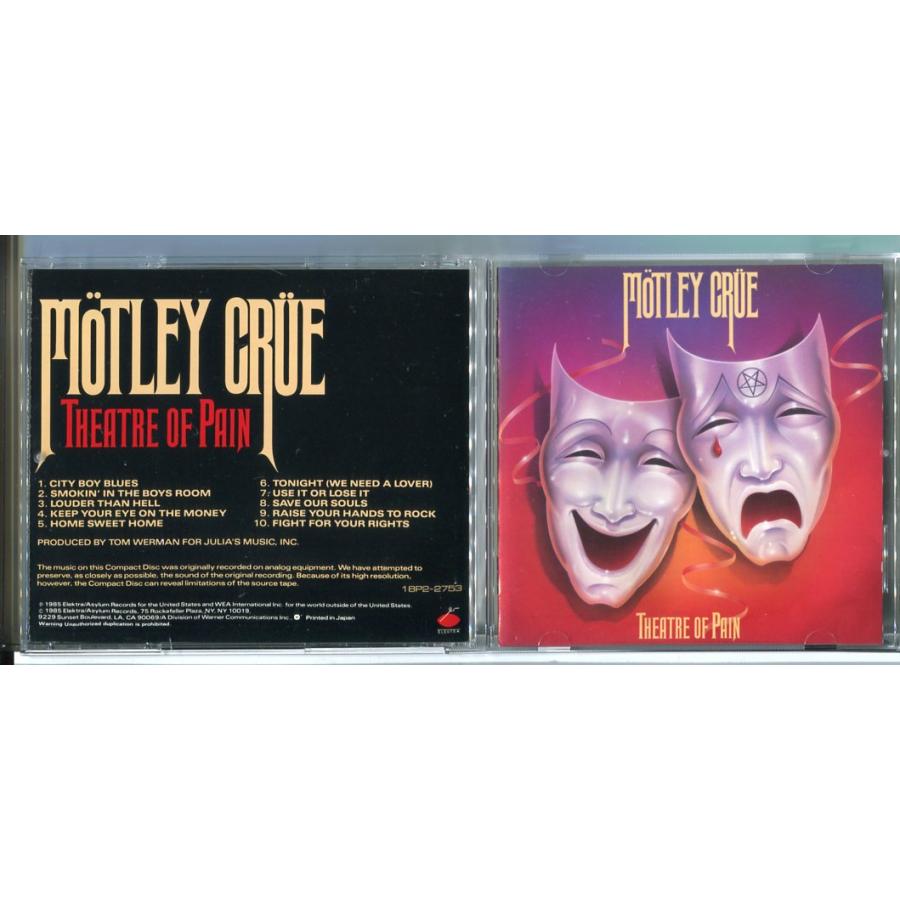 THEATRE OF PAIN シアター・オブ・ペイン MOTLEY CRUE モトリー・クルー/CD 中古 セル版/e0375 | ブランド登録なし