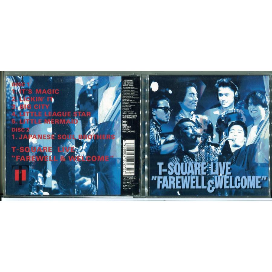 T-SQUARE LIVE FAREWELL & WELCOM (2枚組)/CD 中古 セル版/e0818 | ブランド登録なし