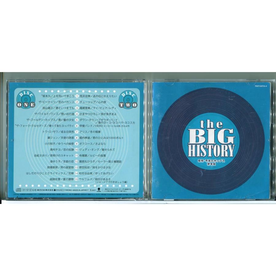ビッグ・ヒストリー 昭和・平成のポップス歌年鑑 (2枚組)/CD 中古 セル