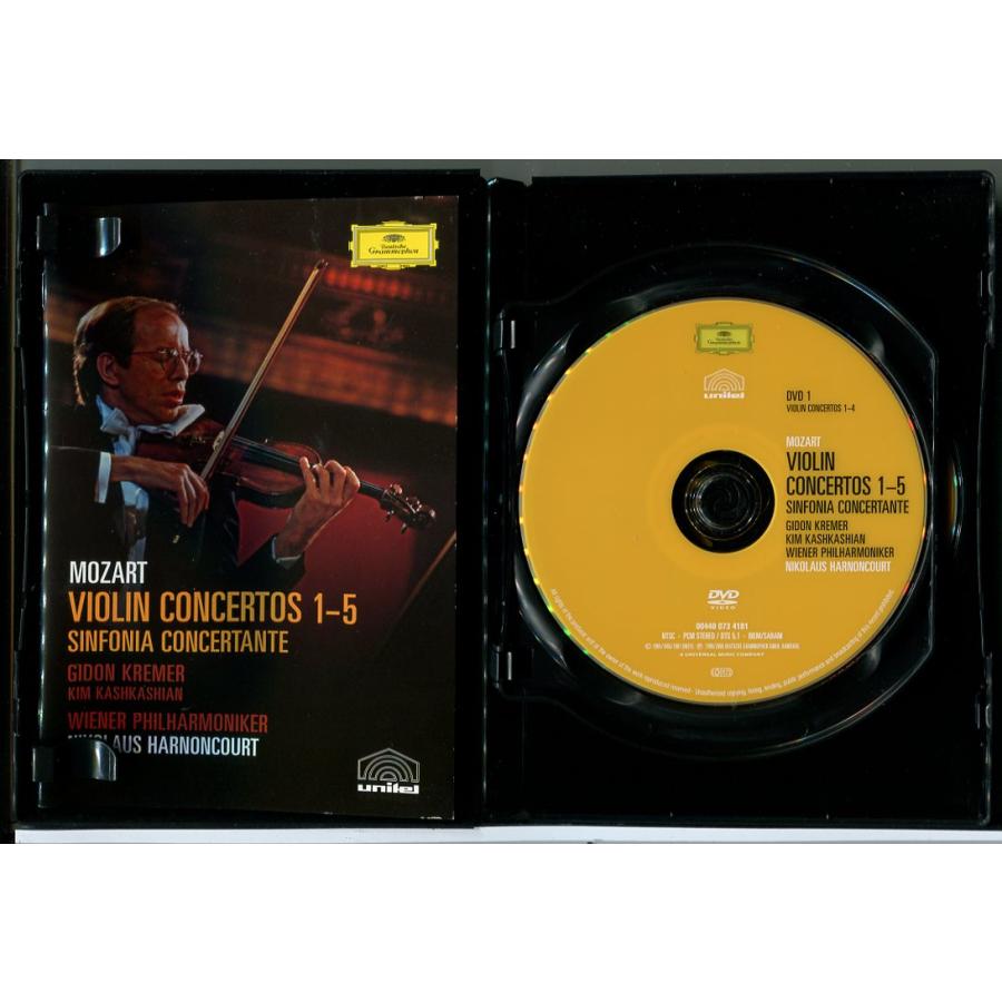 MOZART：VIOLIN CONCERTOS 1-5 SINFONIA CONCERTANTE/DVD 2枚組 中古 セル版 ※インポート/e2397 | ブランド登録なし | 01