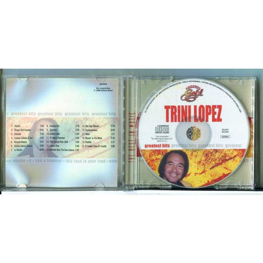 トリニ・ロペス TRINI LOPEZ GREATEST HITS/CD 中古 セル版 ※インポート/e3072 | ブランド登録なし | 01