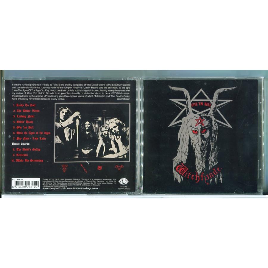WITCHFYNDE / Give'Em Hell/CD 中古 セル版 ※インポート/e3094 | ブランド登録なし