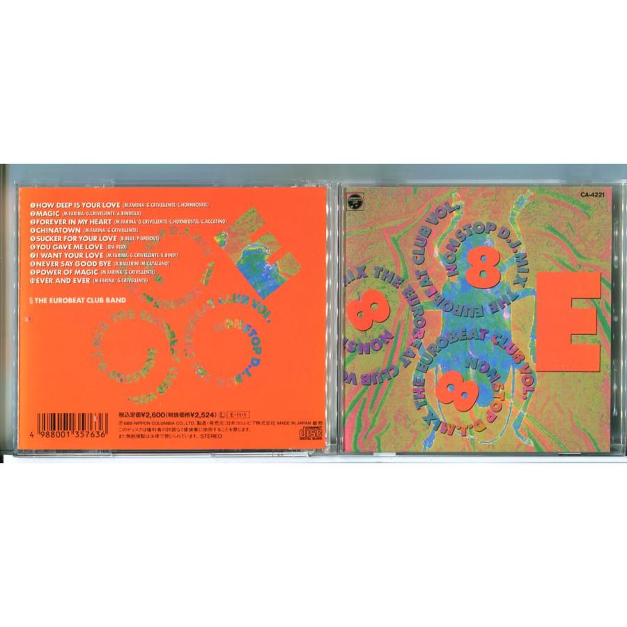 ザ・ユーロビート・クラブ VOL.8/CD 中古 セル版/e3123 | ブランド登録なし