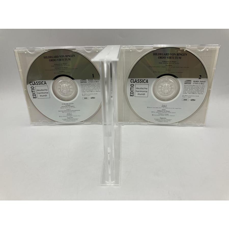 ヒルデガルト・フォン・ビンゲン：宗教的音楽劇「オルド・ヴィルトゥトゥム」セクエンツィア/CD 2枚組 中古 セル版/e3167 | ブランド登録なし | 04