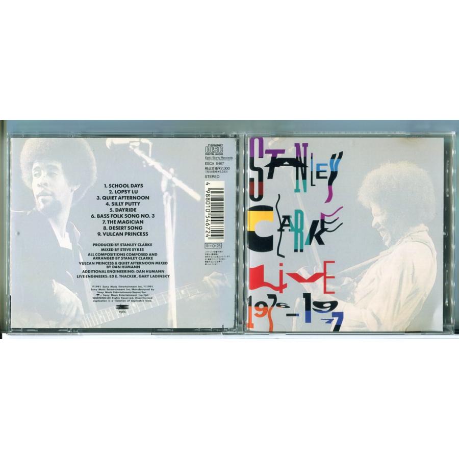 Stanley Clarke スタンリー・クラーク Live 1976-1977/CD 中古 セル版/e3393 | ブランド登録なし