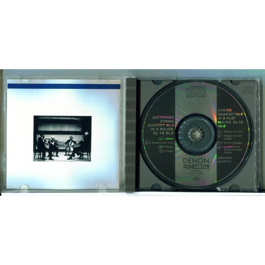 スメタナ四重奏団「ベートーヴェン：弦楽四重奏曲 第3番・第6番」/CD 中古 セル版/e3470 | ブランド登録なし | 01