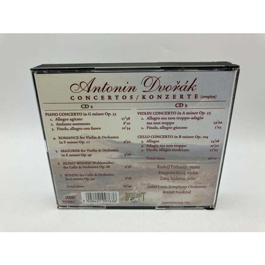 Dvorak Concertosドヴォルザーク：協奏曲全集 セントルイス交響楽団/CD 2枚組 中古 セル版/e3485 | ブランド登録なし | 01