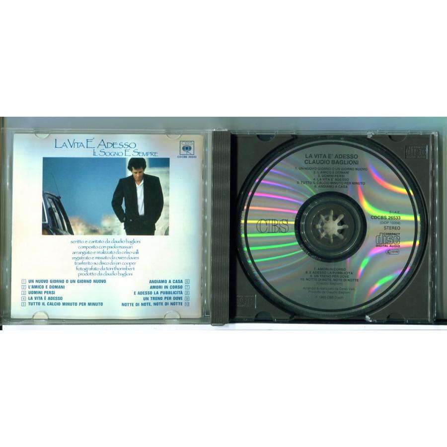CLAUDIO BAGLIONI / La Vita E' Adesso /CD 中古 セル版/e3553 | ブランド登録なし | 01