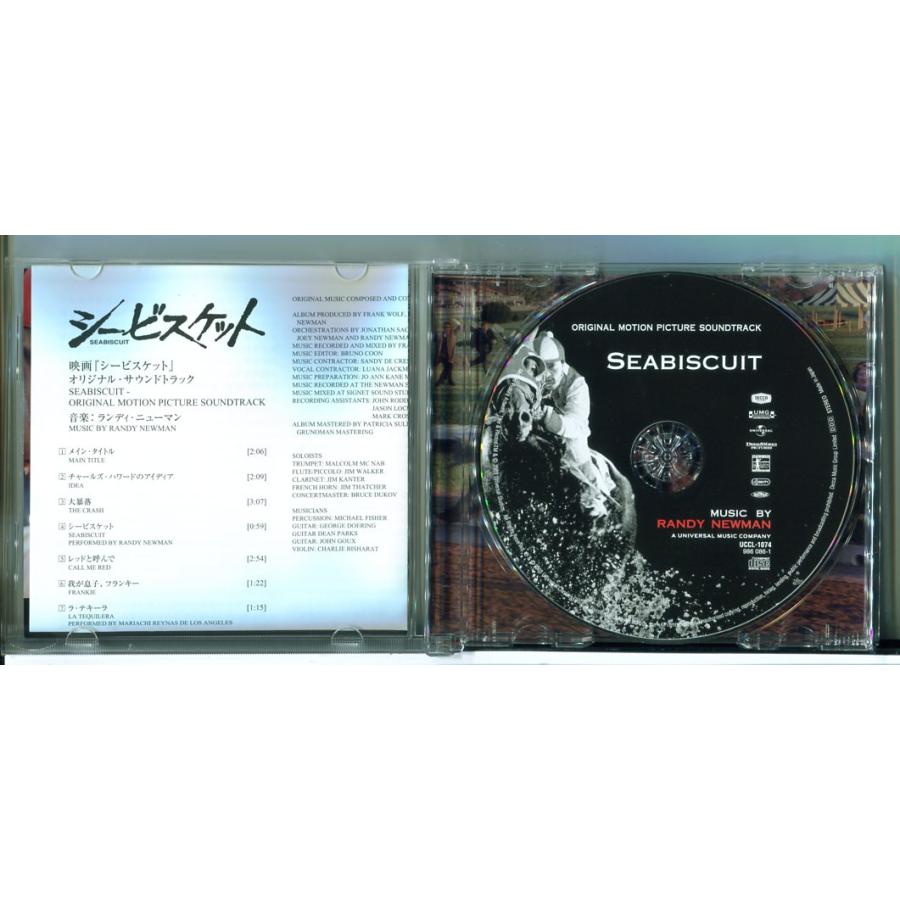 SEABISCUIT 映画「シービスケット」オリジナル・サウンドトラック RANDY NEWMAN/CD 中古 セル版/e3689 | ブランド登録なし | 01
